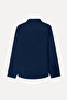 Men's Navy Blue Regular Fit Long Sleeve Shirt - 5