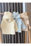 Babyaden Quilted Fabric Hooded Gipeli Unisex Baby Girl & Boy Cardigan - 9