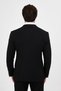 Plain Slim Fit Mono Collar Vest Wool Blend Men's Suit Black - 45484.26K - 5