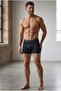 Men's Trend Breathable Relaxed Black Boxer - 4