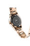Women's Rose Gold Stainless Steel Watch, Blue Dial, Y121 Movement, Butterfly Clasp, 3ATM - 2