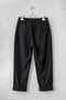 Italian Black Elastic Waist Narrow Leg Casual Lycra Woven Trousers 98 65 - 8