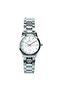 Men's Silver Stainless Steel Watch, White Dial, Y121 Movement, Butterfly Clasp, 3ATM