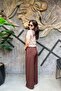 Relaxed Fit Elastic Waist Pleated Trousers Sun505 - 3