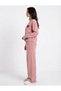 Women's Oversized Knitwear Top and Bottom Set, Crew Neck, Wide Leg, Loose Pants, Sweater, Two-Piece Combination, Heart Printed, Islamic Clothing - 2