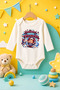 Baby Bodysuit with the Text "Little Storm of the Black Sea" Long Sleeve Bodysuit (Newborn & Baby) - 2