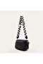 Women's Black Color Strap Shoulder Bag - 2