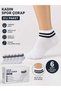 6 Pairs of Women's College Socks Cotton 3 Colors - 2