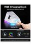 ماوس ألعاب لاسلكي NEX Lite مع شاشات ومنصة شحن RGB - 6