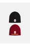 Rmz Gi̇yi̇m Farki̇lli̇kli̇ Licensed Printed Boys' Beanie Hat 2-Pack