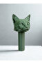 Blue Adjustable Paper Towel Holder & Napkin Holder with Cat Figure – Decorative Figurine - 5