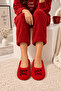 Women's Plush Ballerina Booties Socks 3-Pack – Embroidered Patterned Soft Home Socks - 2