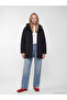 Nevavm Xside Black Hooded Quilted Women's Inflatable Coat with a Difference - 2