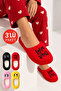 Women's Plush Ballerina Booties Socks 3-Pack – Embroidered Patterned Soft Home Socks