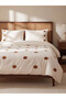 Quality Pieces from Çelebi Store Honey Gourd Printed Double Cotton Duvet Cover Set - 2