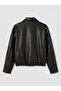 I Shirt Roba Collar Women's Leather-Look Jacket from Freezen Store - 8