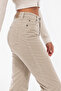 Flare Leg High Waist Corduroy Trousers - 4