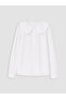 Alita City Lcw Kids White Plain Standard & Regular Girls' Shirt with a Difference - 2