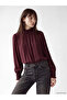 Rmz Gi̇yi̇m Farkiyla Dik Roba Collared Gathered Blouse - 2