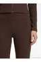 Two Mt Shop Quality Koor Sport Brown Plain Super Skinny & Extra Narrow Women's Sports Leggings - 3
