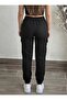 Cargo Cep Sweatpants with Elastic Waist - 3