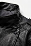 Faux Leather Special Series Biker Jacket - Black - 2