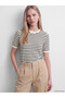 Rmz Gi̇yi̇m Farkiyla Zero Roba Collar Striped Women's Knitwear Sweater - 2