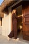 Women's Sandy Wide Leg Two-Piece Set with Rope Detail on the Back