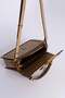 Mink Monogram Patterned Leather Hand and Shoulder Bag - 5