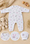 Organic 100% Cotton Newborn Baby Long Sleeve Romper
