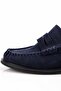 Navy Blue Moccasin 35507 - 2