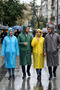 Women's Men's Raincoat Hooded Snap Fastener Eva Water Windproof Raincoat - 2
