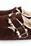 Brown Suede Sabo Shoes 24381 - 3