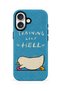 Compatible with iPhone 16 - Sports Duck, Dual Layer Tough Cover, Glossy Surface Protective Case