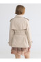 Quality Pieces from Çelebi Store Jacket Roba Collar Belted Women's Trench Coat - 6