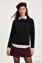 Hair Knitted Crop Sweater