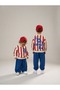 Boys' Cotton 3-Ply Striped Sweatshirt and Pants Set 2-8 Years - 3