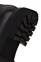 Men's Black Lace-Up Zippered Leather Casual Boots Wm710027Df - 8