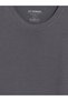Anthracite Regular Fit Thin Fabric T-Shirt /03 - 6