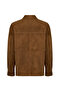 Valencia Women's Camel A-Form Suede Leather Jacket 26Wgd570810 - 3