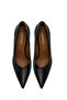 Women's Black Thin Heeled Leather Stiletto Af200017Dv - 5