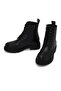 Women's Black Zippered Boots Wf230002Sv - 4