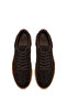 Men's Brown Lace-Up Thick Soled Suede Leather Sneaker Wm660016Ds - 4