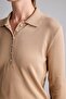 Regular Fit Polo Collar Long Sleeve Basic Knit Sweater D6259Ax26Au - 4