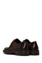 Men's Brown Lace-Up Leather Casual Shoes Wm730018Dv - 6