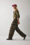 Loose Fit Camouflage Patterned Wide Leg Trousers I8797Ax26Au - 3