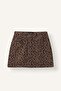 A-Line Patterned Regular Waist Gabardine Mini Skirt I8083Ax26Au