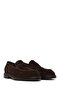Black Men's Brown Suede Leather Loafer Wm680029Ds - 2