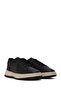 Men's Black Lace-Up Thick-Soled Leather Sneaker Wm837001Df - 2