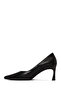 Women's Black Thin Heeled Leather Stiletto Af200017Dv - 3